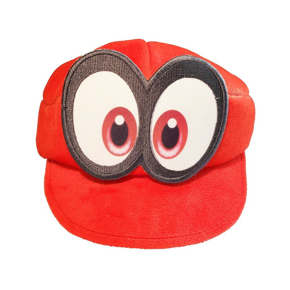 Nintendo Super Mario Odyssey Cappy Hat Plush Cap Red